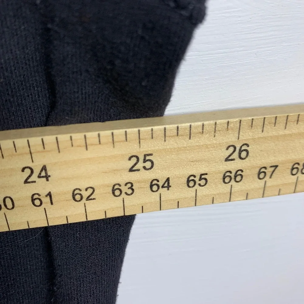 American Eagle Black Full Zip Hoodie Eagle Graphic Men XL Y2K Spell Out Skater‎ - Picture 14 of 14